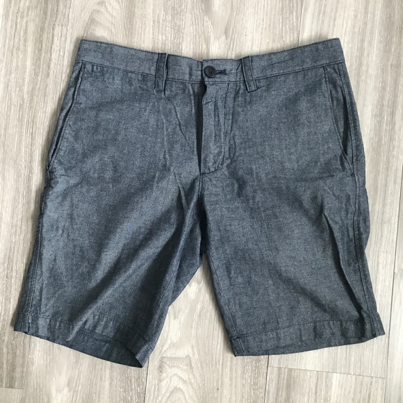 Banana Republic Aiden Linen Shorts Mens Blue 30 - Picture 1 of 9